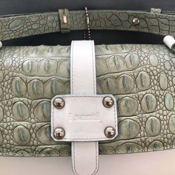 I Santi Croc Embossed Leather Purse - Picture 2 of 6